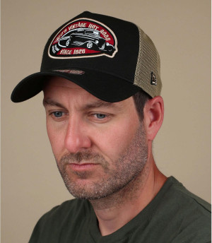 trucker auto noir Trucker Hot Rod black